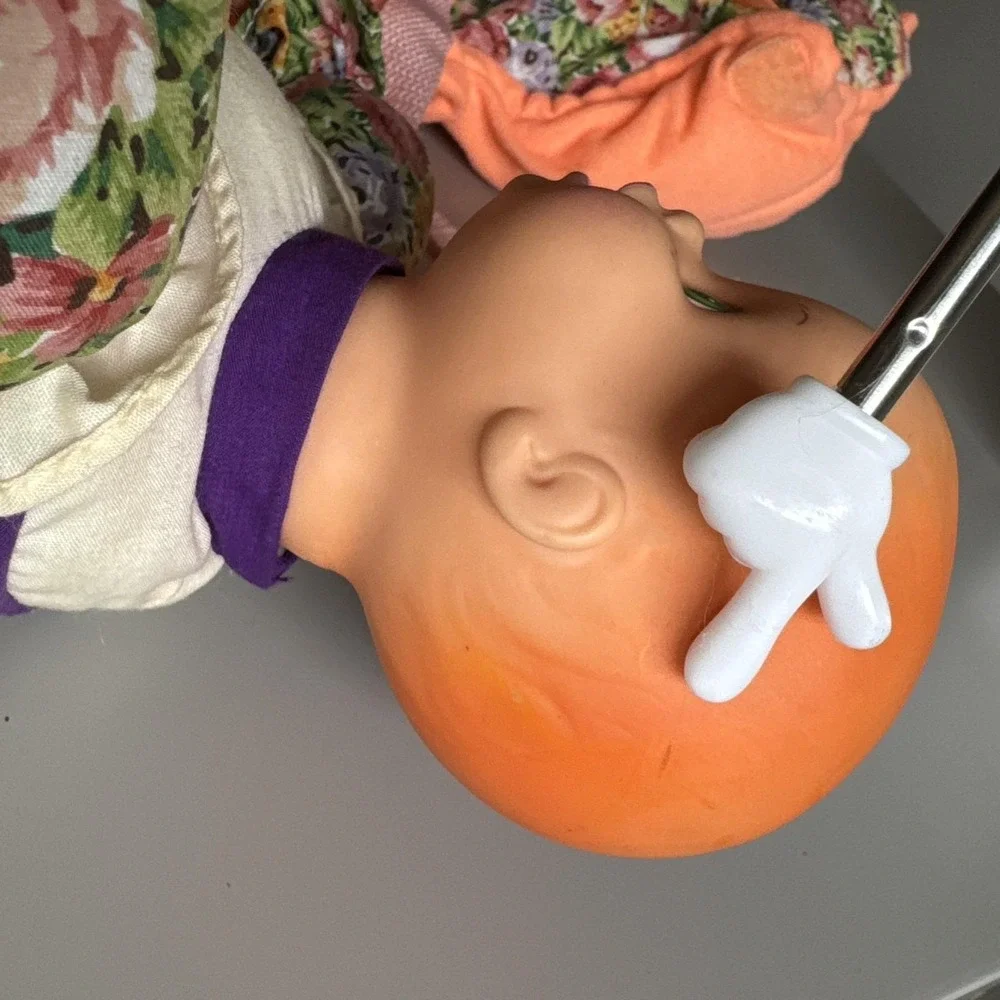 Up Up & Away Kinder-Garden Baby Doll Bottle 1999 Vintage Green Eyes Orange hair